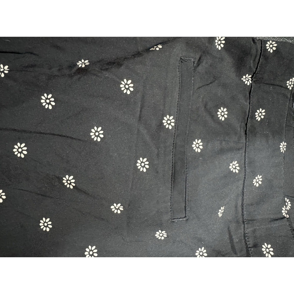OLD NAVY Women's Pants Black Elastic Waistband Drawstring XL Joggers CUTE! - Picture 4 of 4